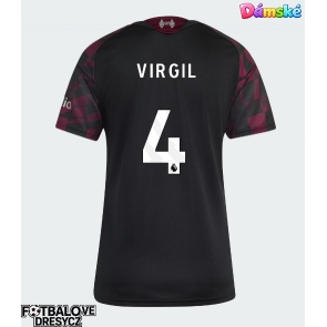 Liverpool Virgil van Dijk #4 Dámské Alternativní Dres 2026-27 Krátký Rukáv Liverpool Virgil van Dijk #4 Dámské Alternativní Dres 2026-27 Krátký Rukáv